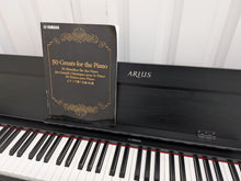Load image into Gallery viewer, Yamaha Arius YDP-S51 black Digital Piano and stool Slimline space saver stock number 25483
