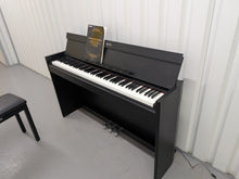 Load image into Gallery viewer, Yamaha Arius YDP-S51 black Digital Piano and stool Slimline space saver stock number 25483
