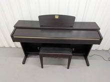 Load image into Gallery viewer, Yamaha Clavinova CLP-320 Digital Piano and stool in dark rosewood stock #25485
