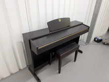 Load image into Gallery viewer, Yamaha Clavinova CLP-320 Digital Piano and stool in dark rosewood stock #25485
