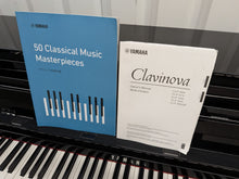 Load image into Gallery viewer, Yamaha Clavinova CLP-685 digital piano and stool in glossy black polished ebony stock #25491
