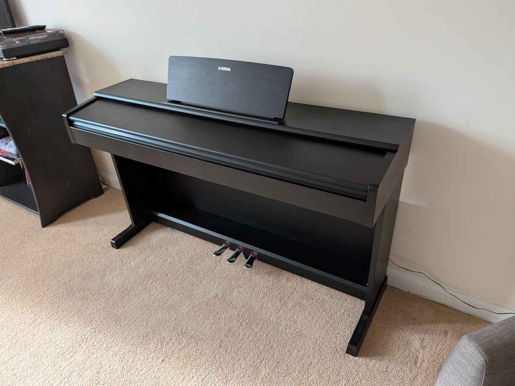 Yamaha Arius YDP-145 digital piano in satin black finish stock #25496