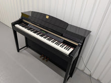 Load image into Gallery viewer, YAMAHA CLAVINOVA CLP-380PE DIGITAL PIANO + STOOL GLOSSY BLACK stock nr 25494

