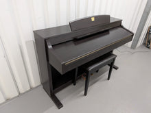 Load image into Gallery viewer, Yamaha Clavinova CLP-340 Digital Piano and stool in rosewood stock # 25498
