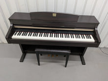 Load image into Gallery viewer, Yamaha Clavinova CLP-340 Digital Piano and stool in rosewood stock # 25498
