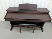 Load image into Gallery viewer, Roland HP-3E Digital Piano and stool in dark mahogany  Stock  nr 25499
