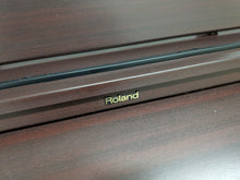 Load image into Gallery viewer, Roland HP-3E Digital Piano and stool in dark mahogany  Stock  nr 25499
