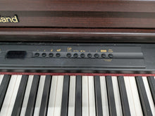 Load image into Gallery viewer, Roland HP-3E Digital Piano and stool in dark mahogany  Stock  nr 25499
