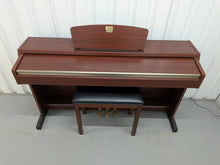 Load image into Gallery viewer, Yamaha Clavinova CLP-220 digital piano and stool in mahogany stock #25506
