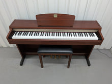 Load image into Gallery viewer, Yamaha Clavinova CLP-220 digital piano and stool in mahogany stock #25506
