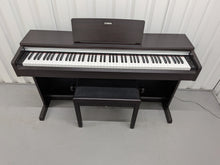 Load image into Gallery viewer, Yamaha Arius YDP-142 Digital Piano and stool in dark rosewood stock #25511
