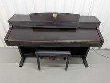 Load image into Gallery viewer, Yamaha Clavinova CLP-330 Digital Piano and stool in dark rosewood stock #25510
