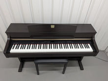 Load image into Gallery viewer, Yamaha Clavinova CLP-330 Digital Piano and stool in dark rosewood stock #25510
