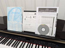 Load image into Gallery viewer, Yamaha Clavinova CLP-330 Digital Piano and stool in dark rosewood stock #25510
