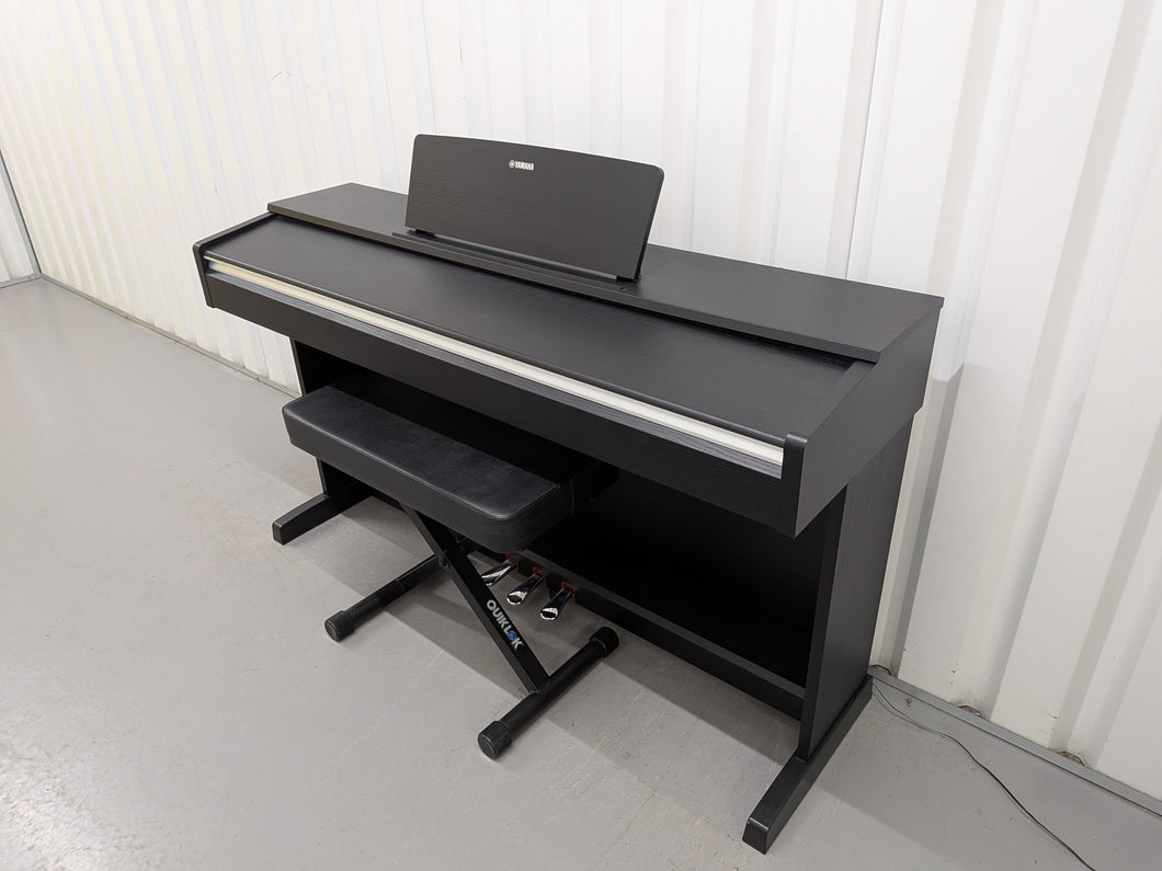 Yamaha Arius YDP-142 Digital Piano and stool in satin black stock #25508