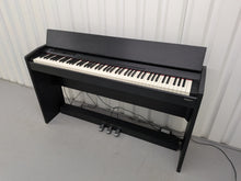 Load image into Gallery viewer, Roland F120R compact slim size Digital Piano in black finish stock # 25440
