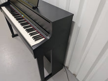 Load image into Gallery viewer, Roland HP605 digital piano and stool in satin black finish stock #25534
