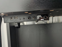 Load image into Gallery viewer, Roland HP605 digital piano and stool in satin black finish stock #25534
