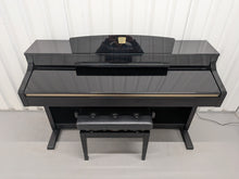 Load image into Gallery viewer, Yamaha Clavinova CLP-330PE glossy black polished ebony Piano stock #25531
