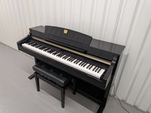 Load image into Gallery viewer, Yamaha Clavinova CLP-330PE glossy black polished ebony Piano stock #25531
