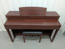 Load image into Gallery viewer, Yamaha Clavinova CLP-440 Digital Piano and stool in mahogany stock no 25520
