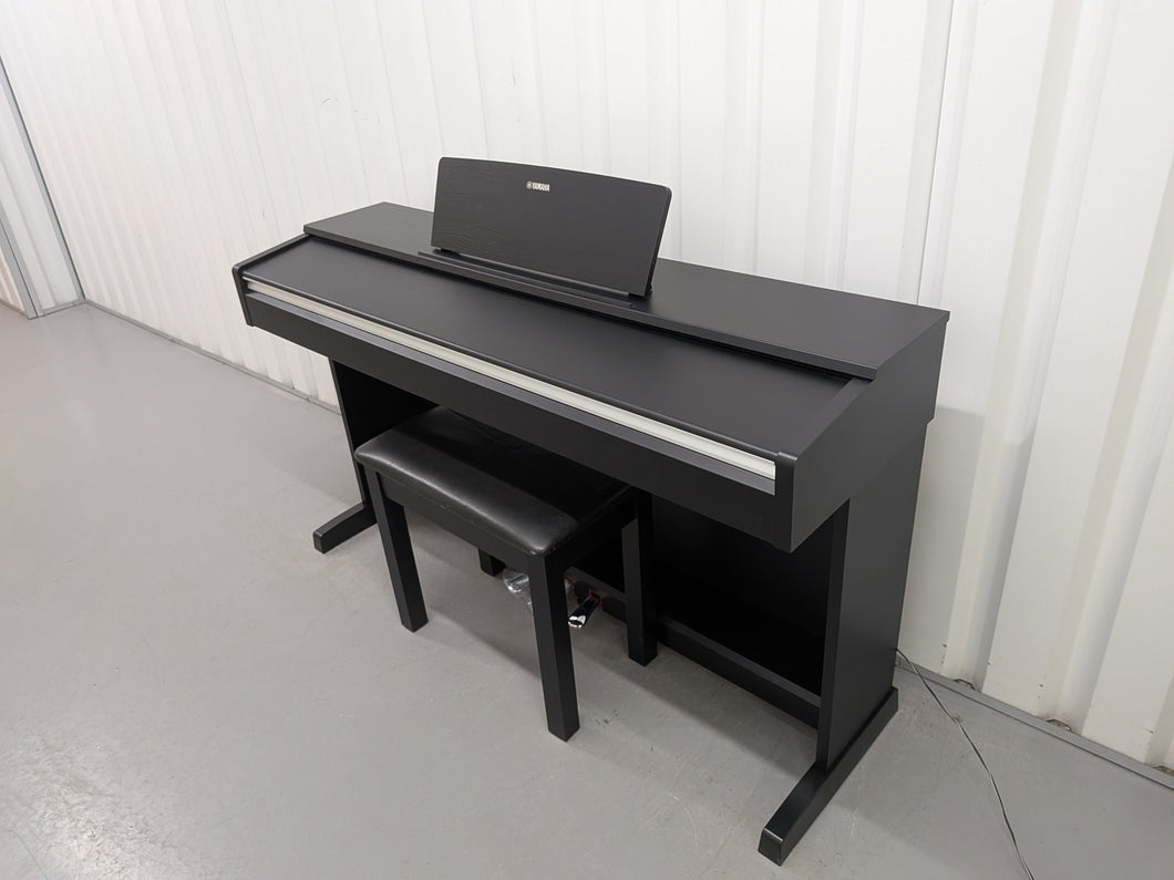 Yamaha Arius YDP-142 Digital Piano and stool in satin black stock #25522
