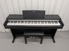 Load image into Gallery viewer, Yamaha Arius YDP-142 Digital Piano and stool in satin black stock #25522
