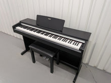 Load image into Gallery viewer, Yamaha Arius YDP-142 Digital Piano and stool in satin black stock #25522
