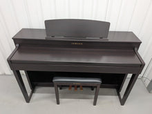 Load image into Gallery viewer, Yamaha Clavinova CLP-440 Digital Piano and stool in dark rosewood stock no 25519

