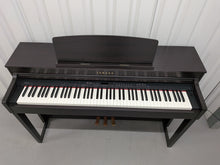 Load image into Gallery viewer, Yamaha Clavinova CLP-440 Digital Piano and stool in dark rosewood stock no 25519
