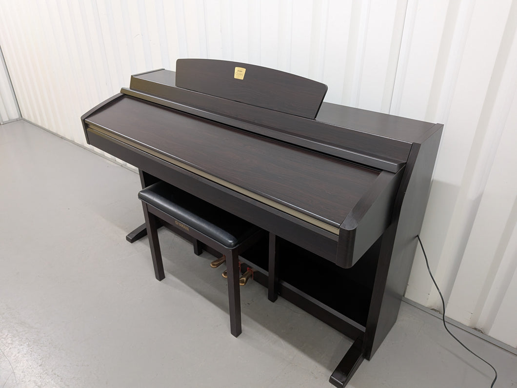 Yamaha Clavinova CLP-230 digital piano and stool in dark rosewood stock #25528