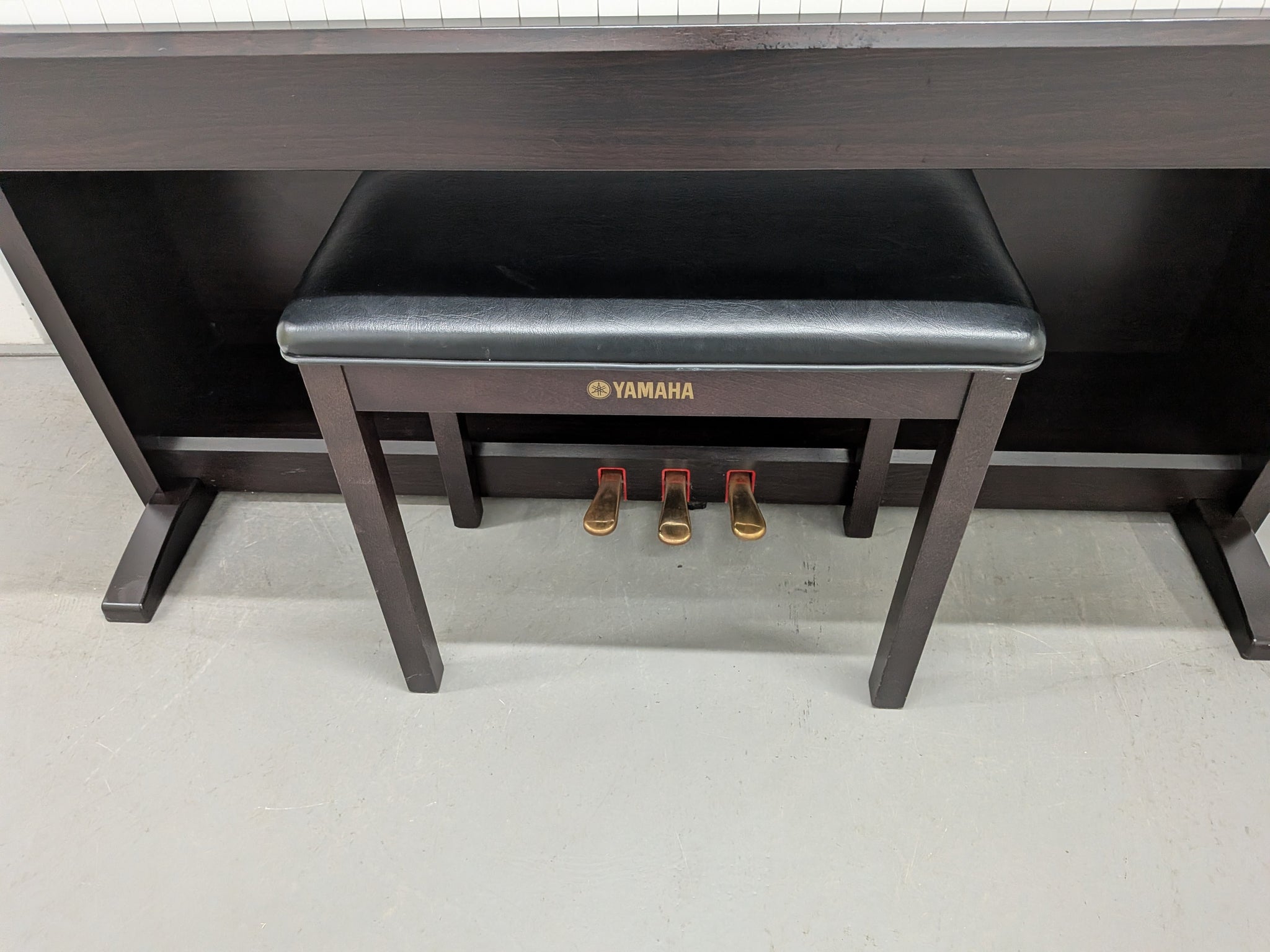 Yamaha Clavinova CLP-230 digital piano and stool in dark rosewood