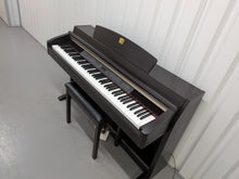 Load image into Gallery viewer, Yamaha Clavinova CLP-230 digital piano and stool in dark rosewood stock #25529
