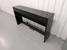 Load image into Gallery viewer, Roland DP-990r digital slim line space saving piano in polished ebony black stock # 25516

