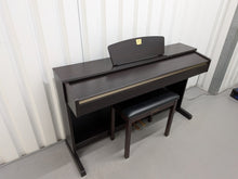 Load image into Gallery viewer, Yamaha Clavinova CLP-320 Digital Piano and stool in dark rosewood stock #25537
