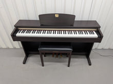 Load image into Gallery viewer, Yamaha Clavinova CLP-320 Digital Piano and stool in dark rosewood stock #25537
