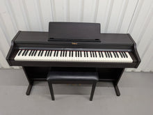 Load image into Gallery viewer, Roland RP301 digital piano and stool in dark rosewood finish stock number 25540
