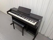 Load image into Gallery viewer, Roland RP301 digital piano and stool in dark rosewood finish stock number 25540
