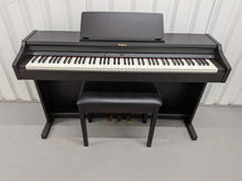 Load image into Gallery viewer, Roland RP301 digital piano and stool in dark rosewood finish stock number 25540
