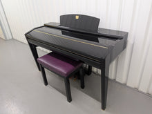 Load image into Gallery viewer, Yamaha Clavinova CVP-505PE digital piano arranger polished black stock number 25545
