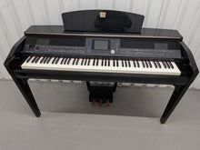 Load image into Gallery viewer, Yamaha Clavinova CVP-505PE digital piano arranger polished black stock number 25545
