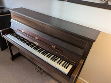 Load image into Gallery viewer, Kemble Oxford 12 Upright Piano and Stool in Polished Walnut with marquetry inlay 2007
