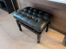 Load image into Gallery viewer, Kemble Oxford 12 Upright Piano and Stool in Polished Walnut with marquetry inlay 2007
