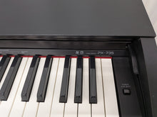 Load image into Gallery viewer, Casio Privia PX-735 Compact slimline Digital Piano in satin black Stock #25527
