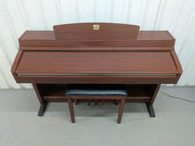 Load image into Gallery viewer, Yamaha Clavinova CLP-230 digital piano and stool in mahogany stock #25551
