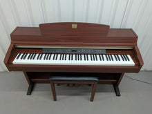Load image into Gallery viewer, Yamaha Clavinova CLP-230 digital piano and stool in mahogany stock #25551
