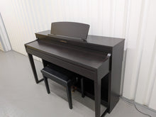 Load image into Gallery viewer, Yamaha Clavinova CLP-470 in dark rosewood with wooden keys action + stool #25546
