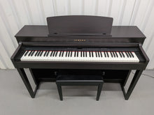 Load image into Gallery viewer, Yamaha Clavinova CLP-470 in dark rosewood with wooden keys action + stool #25546
