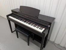 Load image into Gallery viewer, Yamaha Clavinova CLP-470 in dark rosewood with wooden keys action + stool #25546
