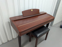 Load image into Gallery viewer, YAMAHA CLAVINOVA CVP-307 DIGITAL PIANO ARRANGER IN MAHOGANY STOCK #25542
